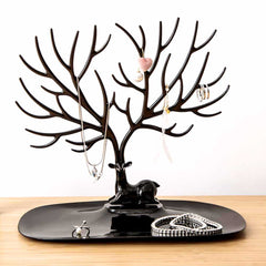 Deer Jewelry Stand Display Storage Racks Tree Earring Holder