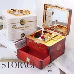 Classic Rotating Dancer Ballerina Piano Music Jewelry Box