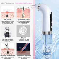 Electric Small Bubble Blackhead Remover Pore Vacuum Suction Cleaner