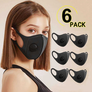 6PC Flower Face Mask Printed Masks Fabric PM 2.5 Dust Mouth Cover