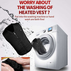 Men Women USB Infrared Thermal Heating Waistcoat Vest Jacket