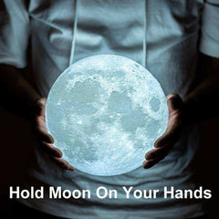 Touchable 16 Color Led Moon Lamp Light Colorful Change By Touch