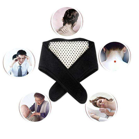 Image of Tourmaline Self-heating Magnetic Neck Support Massager