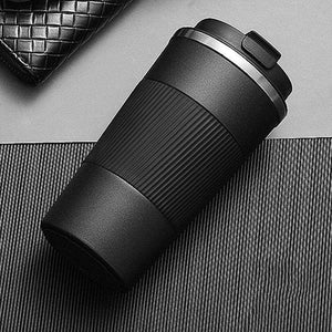 380ml/510ml Double Stainless Steel Leak-Proof Non-Slip Coffee Water Thermos Mug