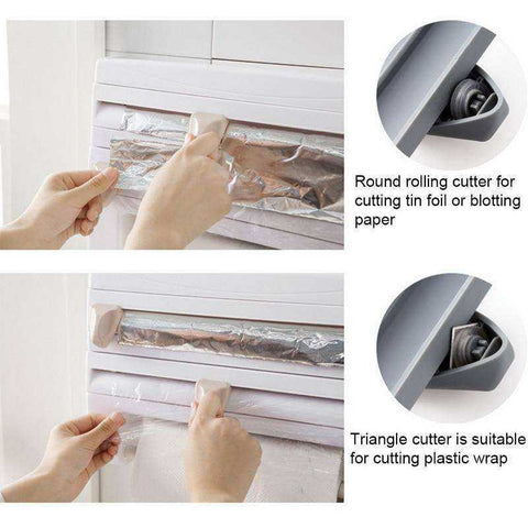 Image of 4 In 1 Multifunctional Wall Mounted Paper Towel Tissue Roll Holder