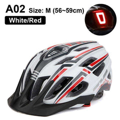 New LED Light Rechargeable Cycling Bike Helmet