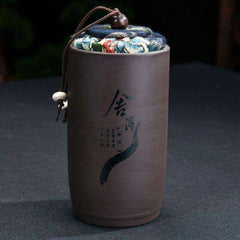 Purple Clay Kung Fu Teapot Cup Travel Set