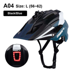 New LED Light Rechargeable Cycling Bike Helmet