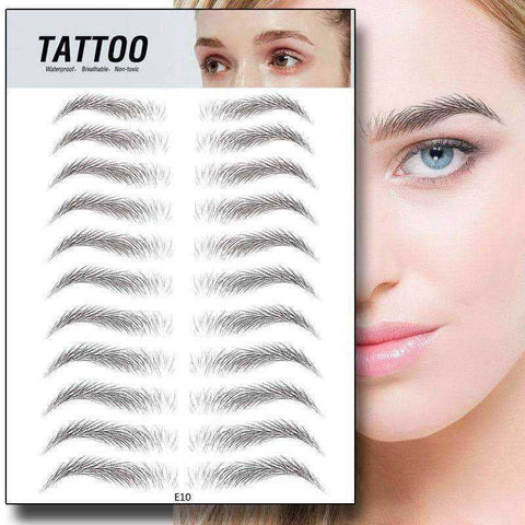 Image of Magic False Eyebrows Tattoo Sticker