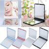 8 LED Lights Folding Square Cosmetic Pocket Mirror