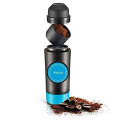Portable 2 in 1 Capsule & Ground Mini Espresso USB Coffee Maker Hot and Cold Extraction