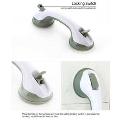 Anti Slip Bathroom Suction Cup Handle Grab Bar