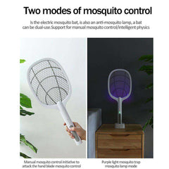 3000V Electric Mosquito Killer With UV Lamp 1200mAh Rechargeable Insect Racket