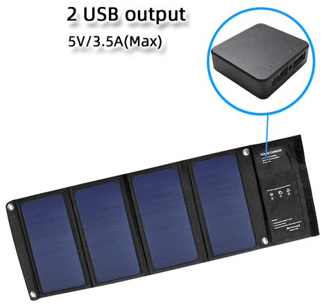 Image of Dual USB Solar Panel Charger