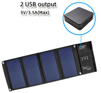 Dual USB Solar Panel Charger