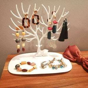 Deer Jewelry Stand Display Storage Racks Tree Earring Holder
