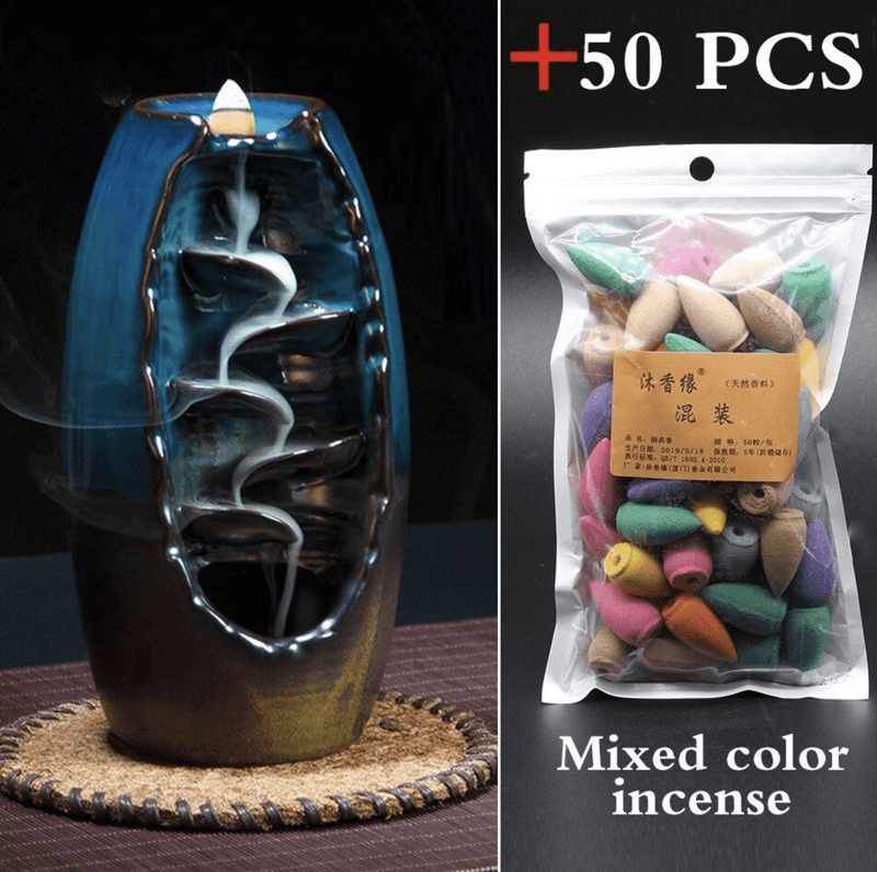Mountain River Handicraft Ceramic Incense Holder