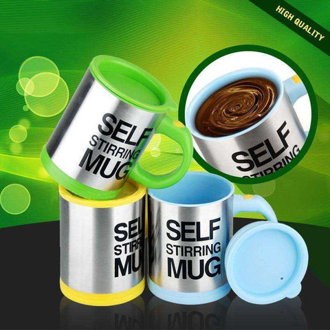 Image of 400ml Automatic Self Stirring Mug Stainless Steel Thermal Double Insulated Smart Cup