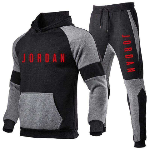 Image of High Quality Tracksuit Men Hooded Sweatshirt+Pants Pullover Sets