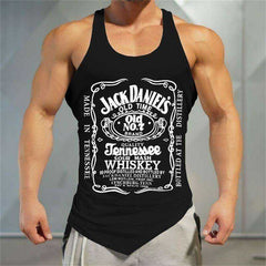 Gym Tank Top Men Letter Printing Faith Shirt