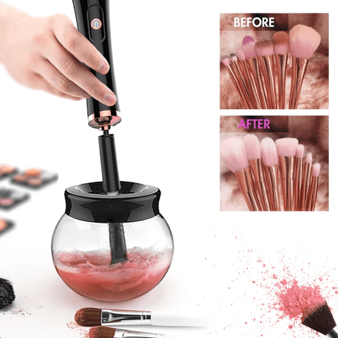 Image of Electric Makeup Brush Cleaner And Dryer Set