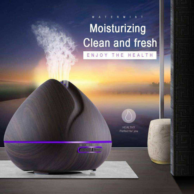 500ml Remote Control Air Aroma LED Ultrasonic Humidifier
