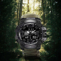 LED Military Electronic Wristwatches with Compass 30M Waterproof