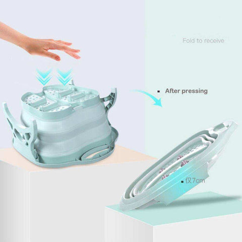 Image of Beautiful Aesthetic Foot Tub Portable Folding Spa Wash