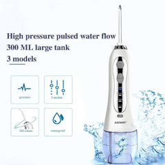 Portable Water Dental Flosser 5 mode Electric Oral Irrigator