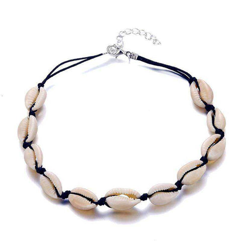 Image of Women Charm Conch Seashell Collar Choker Beach Boho Summer Necklaces