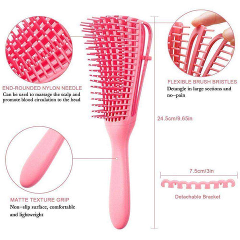 Image of Women Men Salon Detangling Hair Brush