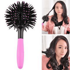 Fashion 3D Ball Spiked Curl Hair Brush