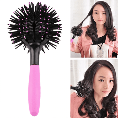 Image of Fashion 3D Ball Spiked Curl Hair Brush