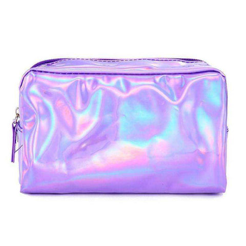 Image of Fashion Holographic Pencil Case Cosmetic Makeup Pouch Storage