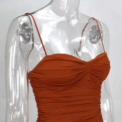 Women's 2 Layers Bodycon Ruched Elegant Dress