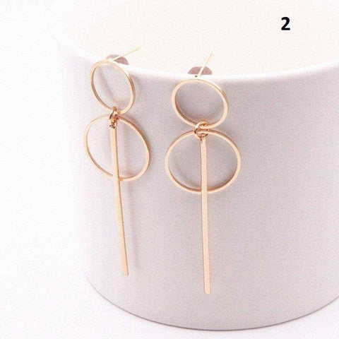 Image of Women Trendy European Design Fashion Drop Earrings