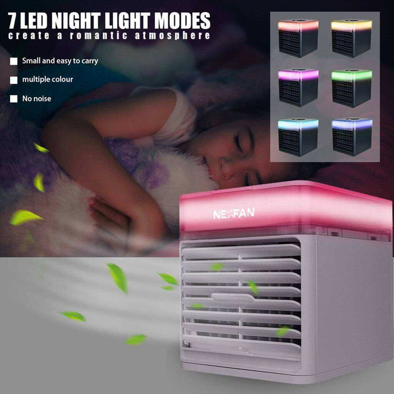 Portable Nexfan Multi Function Usb Air Conditioner Cooler With LED