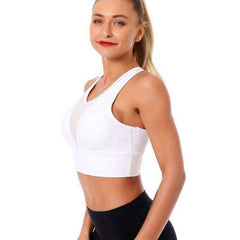 Aesthetic Breathable Mesh Sports Bra Tank Top For Women