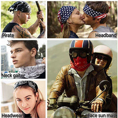 3d Seamless Neck Bandana Demon Vampire Skull Facemask