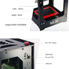 Mini USB Laser Engraving Machine Automatic CNC Wood Router