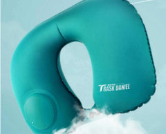 U-type Compression Inflatable Neck &Nap Pillow