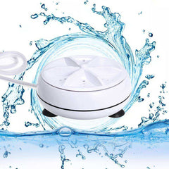 2 in 1 Portable Mini Washing Machine Ultrasonic Washer