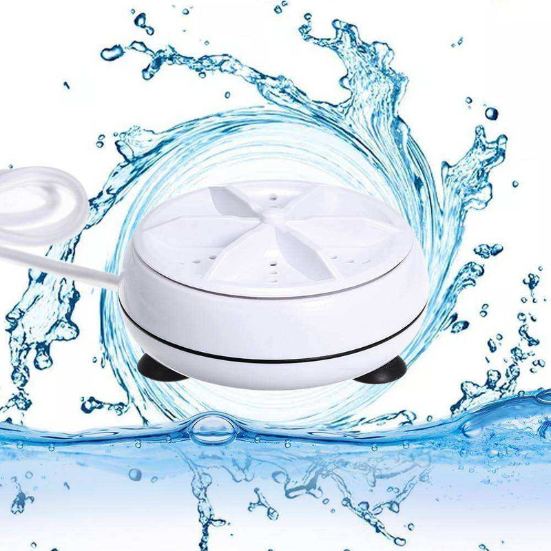 2 in 1 Portable Mini Washing Machine Ultrasonic Washer