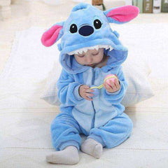 Animal Style Baby Onesie Hooded Cartoon Romper