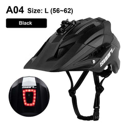 New LED Light Rechargeable Cycling Bike Helmet
