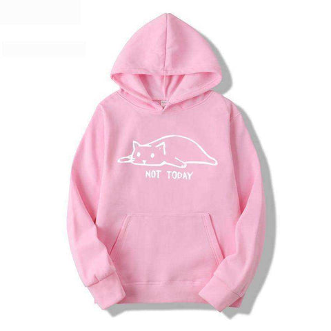 Image of Not Today Lazy Cat Sweater Hoodies