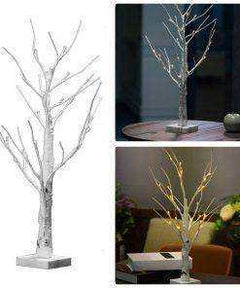 New 60cm Silver Birch LED Tree Lamp