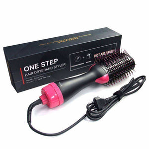 Professional Electric Comb Hair Dryer Straightener Curler
