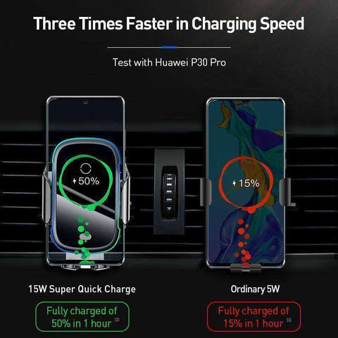 Image of New 2020 Aesthetic High Quality Car Wireless Charger With LED Charge Indicator