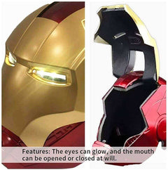High Quality  New Electronic Iron Man Safety Halloween Helmet